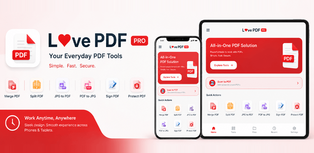 Love PDF Pro Banner