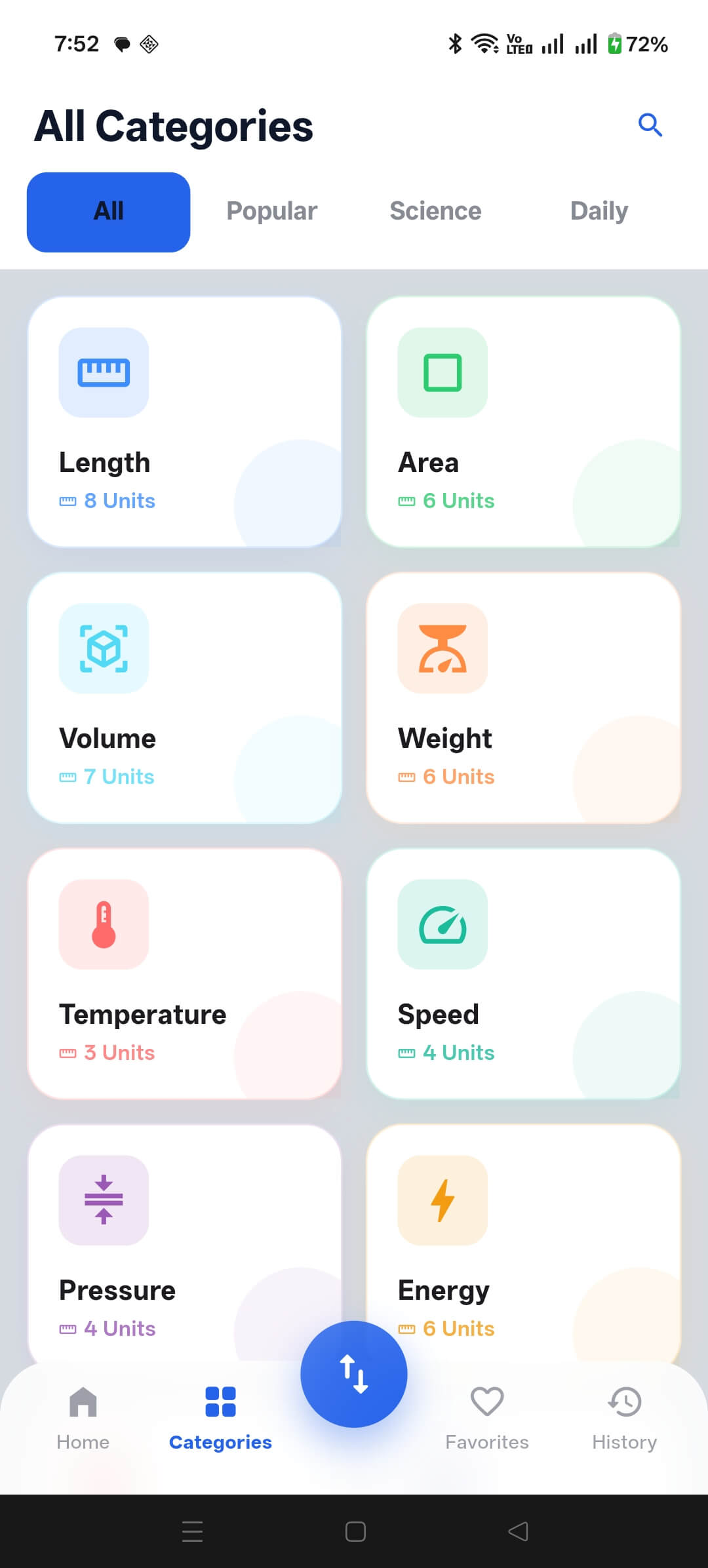 Unit Converter Pro App Screenshot